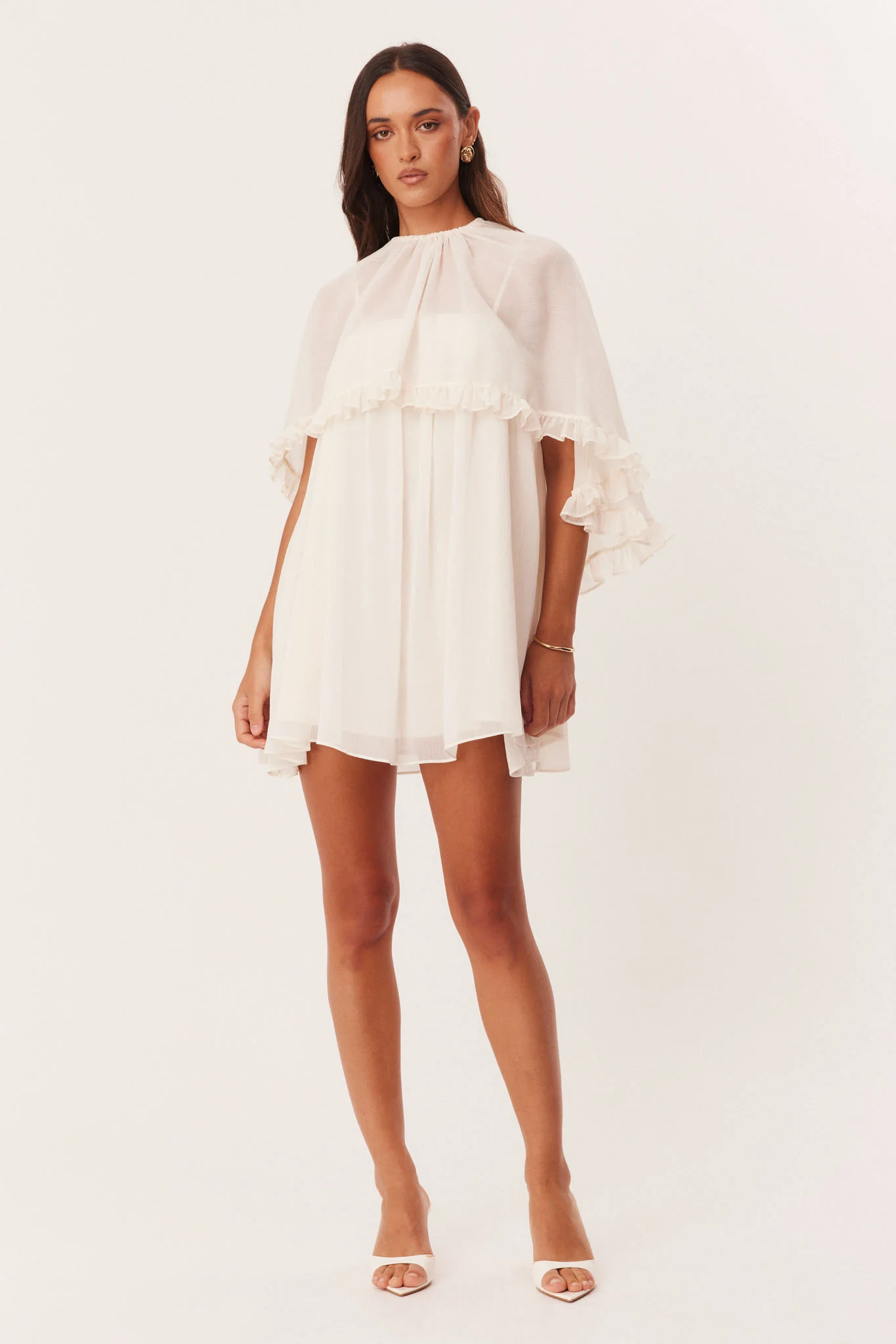 LAURIE CAPE MINI DRESS - Image 3