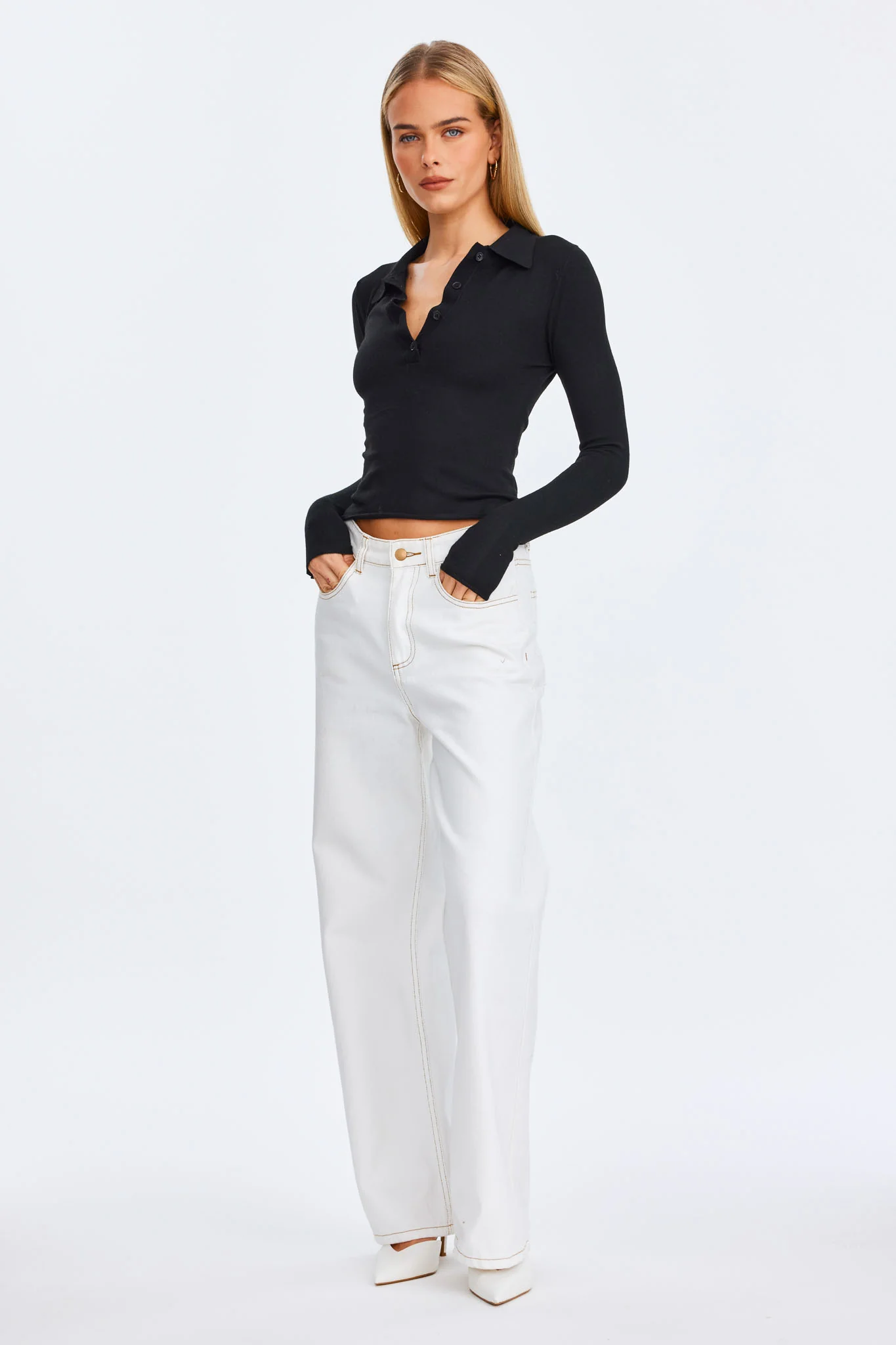 VEDA LONG SLEEVE TOP - Image 5